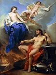 Venus Requesting Vulcan to Make Arms for Aeneas-Charles André van Loo-Framed Giclee Print