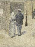 Angrand, Charles (1854-1926) the Western Railway at its Exit from Paris Oil on Canvas 1886 National-Charles Angrand-Giclee Print