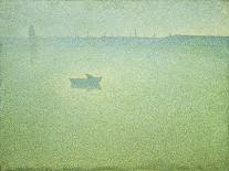 The Seine at Dawn-Charles Angrand-Framed Giclee Print