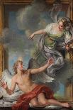 The Destruction of the Palace of Armida, 1737 (Oil on Canvas)-Charles Antoine Coypel-Framed Giclee Print