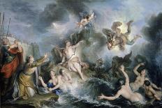The Destruction of the Palace of Armida, 1737 (Oil on Canvas)-Charles Antoine Coypel-Giclee Print