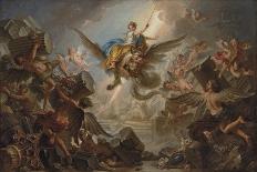 The Destruction of the Palace of Armida, 1737 (Oil on Canvas)-Charles Antoine Coypel-Framed Giclee Print