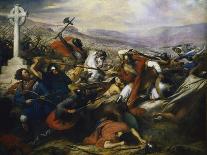 Battle of Poitiers, France, 732-Charles Auguste Guillaume Steuben-Premier Image Canvas