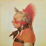 An Osage Warrior, C.1804-Charles Balthazar Julien Fevret De Saint-memin-Premier Image Canvas