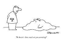 "They moved my bowl." - New Yorker Cartoon-Charles Barsotti-Premium Giclee Print