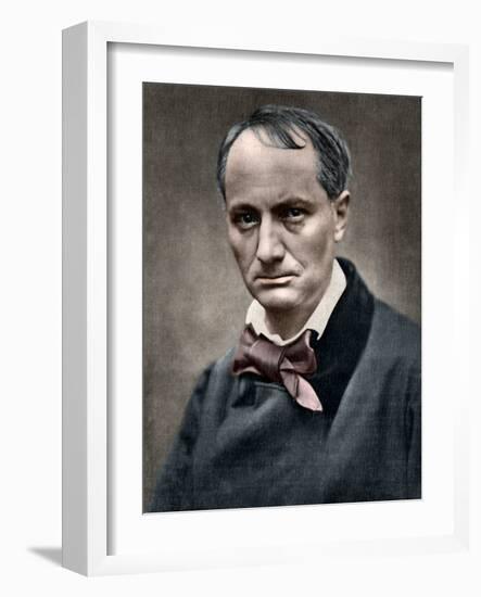 Charles Baudelaire (1821-1867), French Writer (Photo)-Etienne Carjat-Framed Giclee Print