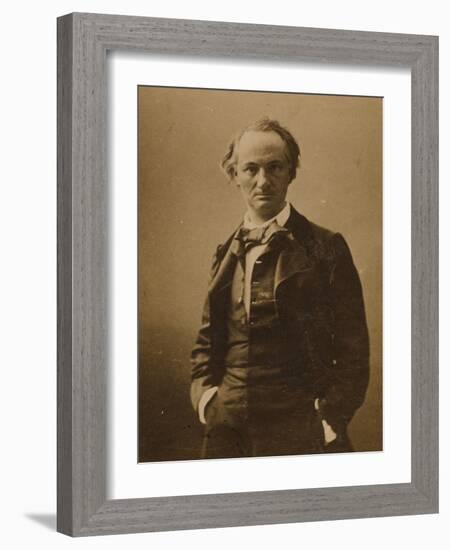 Charles Baudelaire (1821-186)-Félix Nadar-Framed Giclee Print