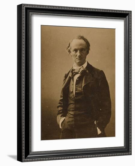 Charles Baudelaire (1821-186)-Félix Nadar-Framed Giclee Print