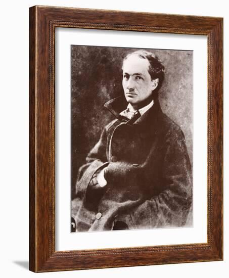 Charles Baudelaire, 1855-Nadar-Framed Giclee Print