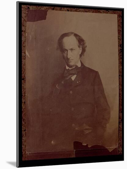 Charles Baudelaire, French Poet, Portrait Photograph-Nadar-Mounted Giclee Print