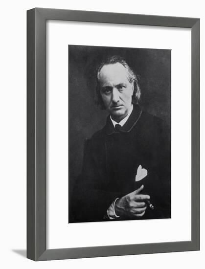 Charles Baudelaire with a Cigar, 1864-Charles Neyt-Framed Giclee Print