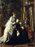 The Seamstress-Charles Baugniet-Giclee Print