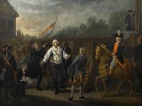 Séparation de Louis XVI et de sa famille. La nuit du 20 septembre 1792.-Charles Benazech-Premier Image Canvas