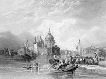 The Grand Canal, Venice, Engraved by J. Thomas, C.1829 (Engraving)-Charles Bentley-Framed Giclee Print