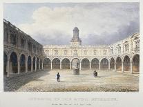 Courtyard of the Royal Exchange, City of London, 1838-Charles Bigot-Framed Giclee Print