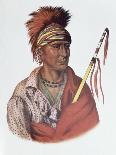 Opothle-Yoholo, a Creek Chief, Illustration from "The Indian Tribes of North America, Vol.2"-Charles Bird King-Framed Giclee Print