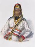 Ne-Sou-A-Quoit, a Fox Chief, Illustration from "The Indian Tribes of North America"-Charles Bird King-Giclee Print