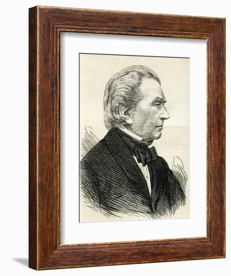 Charles Blacker Vignoles (1793-1875) from 'The Illustrated London News' 1875-null-Framed Giclee Print