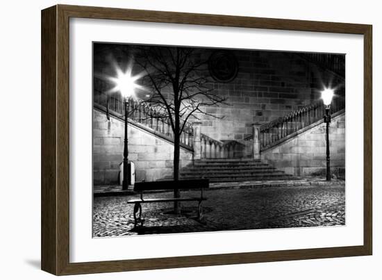 Charles Bridge From The Side Of Mala Strana, Prague-Nataliya Hora-Framed Art Print