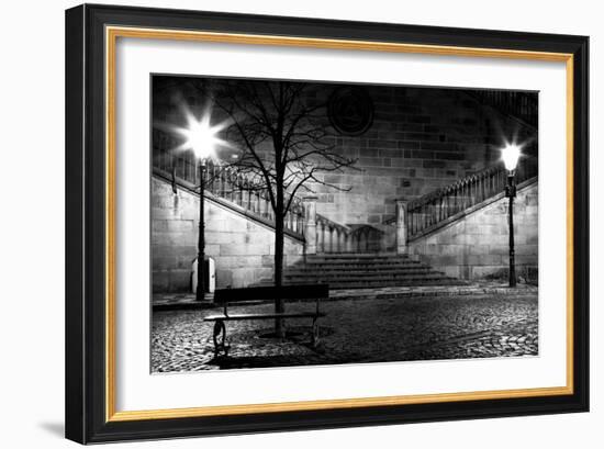 Charles Bridge From The Side Of Mala Strana, Prague-Nataliya Hora-Framed Art Print
