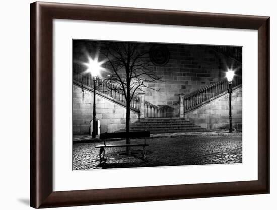 Charles Bridge From The Side Of Mala Strana, Prague-Nataliya Hora-Framed Art Print