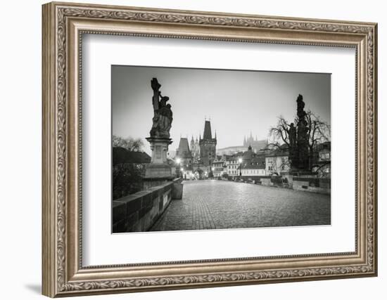 Charles Bridge, (Karluv Most), Prague, Czech Republic-Jon Arnold-Framed Photographic Print