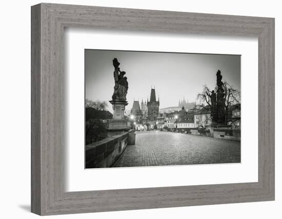 Charles Bridge, (Karluv Most), Prague, Czech Republic-Jon Arnold-Framed Photographic Print