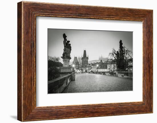 Charles Bridge, (Karluv Most), Prague, Czech Republic-Jon Arnold-Framed Photographic Print