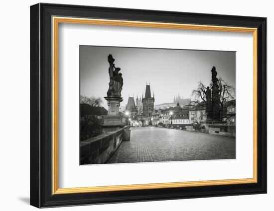 Charles Bridge, (Karluv Most), Prague, Czech Republic-Jon Arnold-Framed Photographic Print