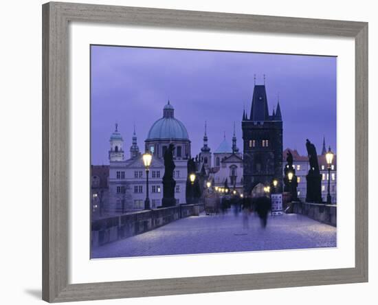 Charles Bridge, Prague, Czech Republic-Jon Arnold-Framed Photographic Print