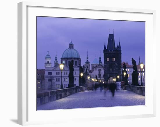 Charles Bridge, Prague, Czech Republic-Jon Arnold-Framed Photographic Print