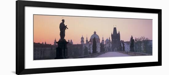 Charles Bridge, Prague, Czech Republic-Peter Adams-Framed Photographic Print