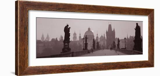 Charles Bridge Prague Czech Republic--Framed Photographic Print