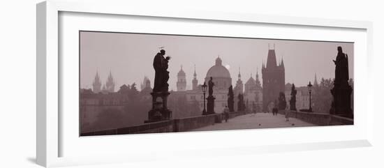 Charles Bridge Prague Czech Republic-null-Framed Photographic Print