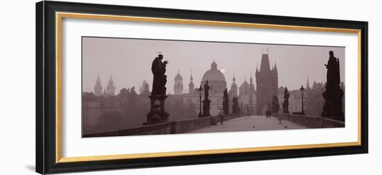 Charles Bridge Prague Czech Republic-null-Framed Photographic Print