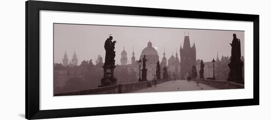 Charles Bridge Prague Czech Republic-null-Framed Photographic Print