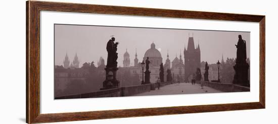Charles Bridge Prague Czech Republic-null-Framed Photographic Print