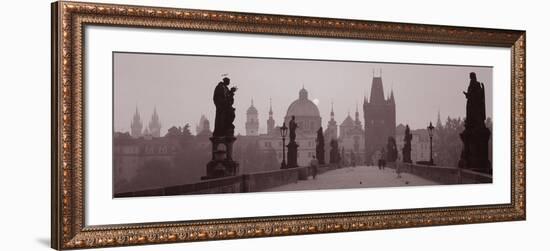 Charles Bridge Prague Czech Republic-null-Framed Photographic Print