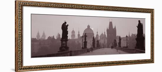 Charles Bridge Prague Czech Republic-null-Framed Photographic Print