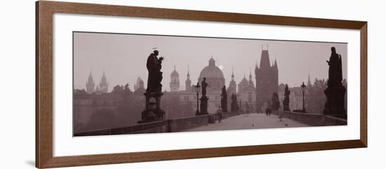 Charles Bridge Prague Czech Republic-null-Framed Photographic Print