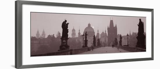 Charles Bridge Prague Czech Republic-null-Framed Photographic Print