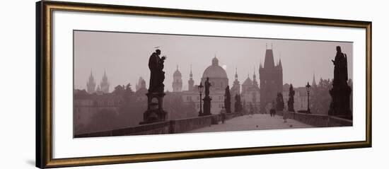 Charles Bridge Prague Czech Republic-null-Framed Photographic Print