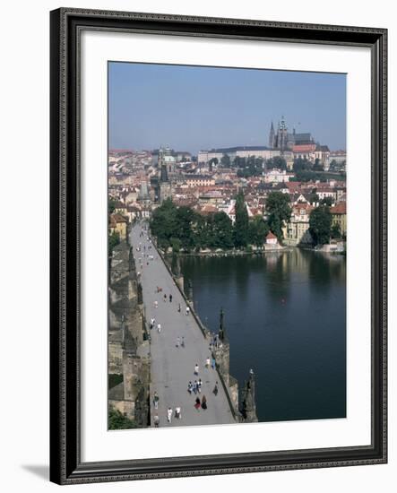 Charles Bridge, Prague, Czech Republic-Peter Thompson-Framed Photographic Print