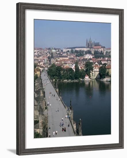 Charles Bridge, Prague, Czech Republic-Peter Thompson-Framed Photographic Print
