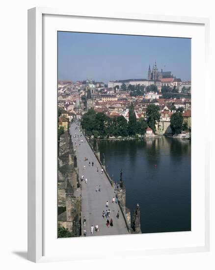 Charles Bridge, Prague, Czech Republic-Peter Thompson-Framed Photographic Print