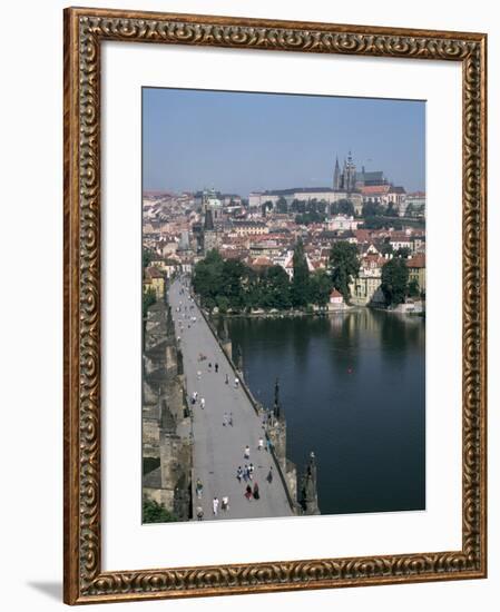 Charles Bridge, Prague, Czech Republic-Peter Thompson-Framed Photographic Print