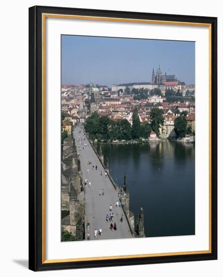 Charles Bridge, Prague, Czech Republic-Peter Thompson-Framed Photographic Print