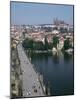 Charles Bridge, Prague, Czech Republic-Peter Thompson-Mounted Photographic Print