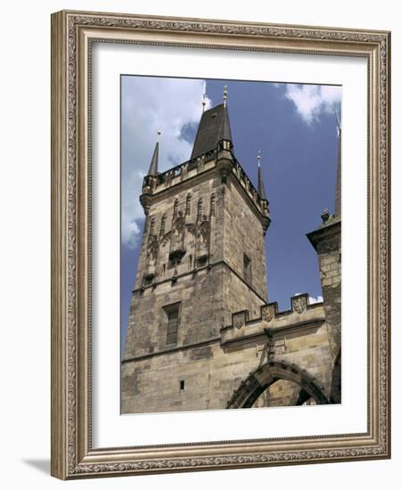 Charles Bridge Tower, Prague, Czech Republic-Peter Thompson-Framed Photographic Print