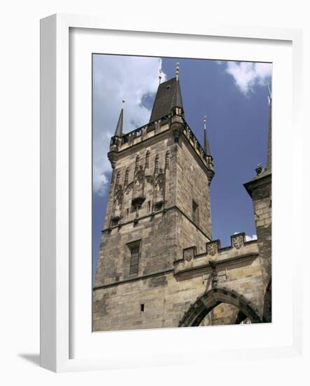 Charles Bridge Tower, Prague, Czech Republic-Peter Thompson-Framed Photographic Print